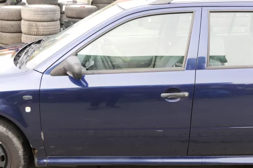 Skoda Octavia 1U Kombi + Limo Tür vorne links Fahrertür blau LF5U tiefseeblau