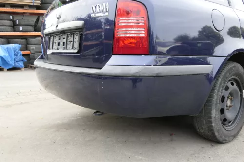 Skoda Octavia 1U Kombi Combi Stoßstange hinten Heckstoßstange blau LF5U tiefseeb (150639)