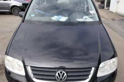 VW Touran 1T Caddy 2K Motorhaube Klappe Frontklappe schwarz LC9Z metallic blackm