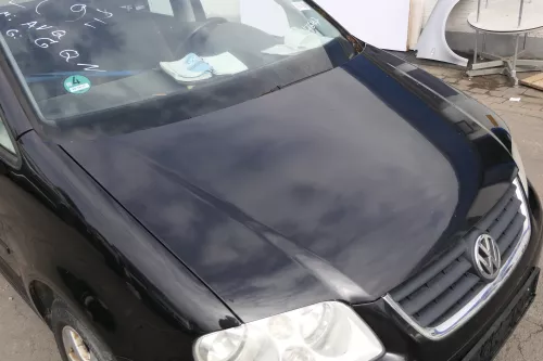 VW Touran 1T Caddy 2K Motorhaube Klappe Frontklappe schwarz LC9Z metallic blackm (150678)