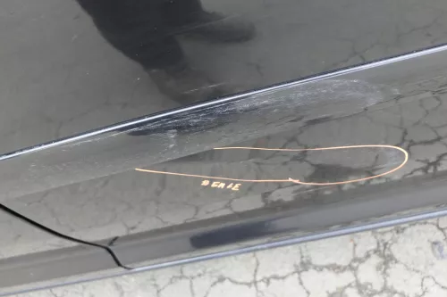 VW Touran 1T 1T3 Tür hinten links schwarz LC9Z metallic black ohne Anbaueteile (150682)