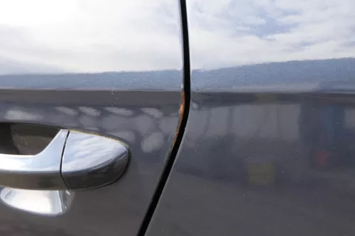 VW Passat 3C Kombi Variant Tür hinten links blau grau LC5F ohne Anbauteile (150863)