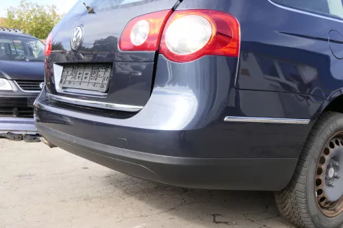 VW Passat 3C Kombi Stoßstange hinten Heckstoßstange Stoßfänger grau blau LC5F II (150867)