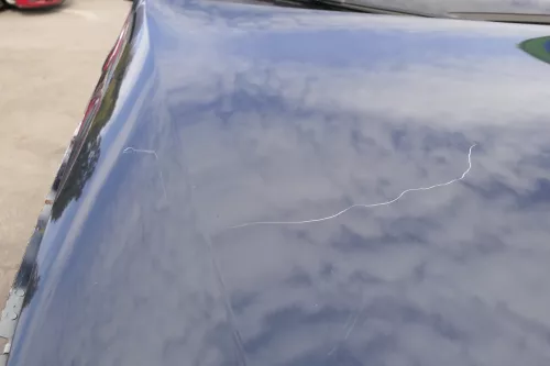 VW Passat 3C Motorhaube Klappe vorne vorn Haube grau blau LC5F bluegraphit Kombi (150868)