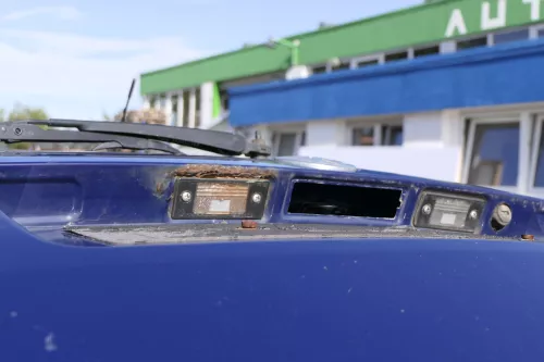 Passat 3BG Kombi Variant Heckklappe Klappe Kofferraumklappe blau LA5E (150886)