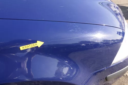 VW Passat 3BG Kotflügel vorne rechts blau LA5E uni (Blinkerloch) (150891)