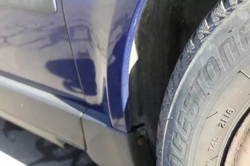 VW Passat 3BG Kotflügel vorne rechts blau LA5E uni (Blinkerloch) (150891)