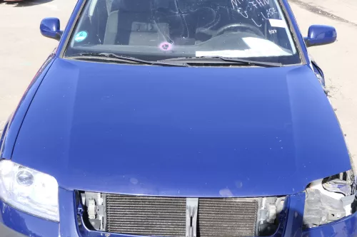 VW Passat 3BG Motorhaube Klappe vorne vorn Haube blau LA5E