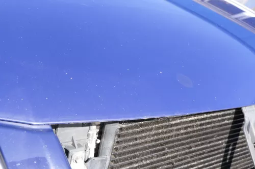 VW Passat 3BG Motorhaube Klappe vorne vorn Haube blau LA5E (150895)