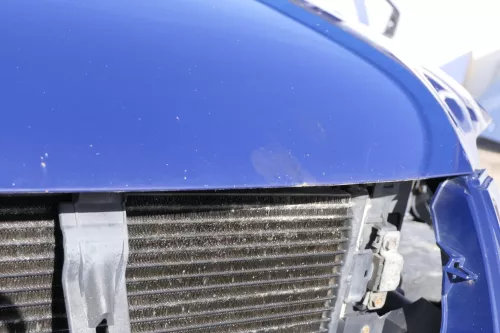 VW Passat 3BG Motorhaube Klappe vorne vorn Haube blau LA5E (150895)