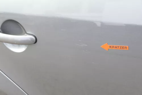 VW Touran 1T 1T3 Tür hinten rechts grau LD7X Platinumgrey (150915)