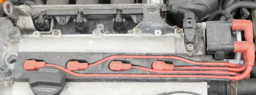 VW Polo 6N2 Lupo Satz Zündkabel rot 1,4 16V 74kw Motor AUB AQQ AFK AVY