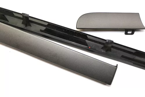 VW Touran Armaturenbrett Verkleidung Klappe Abdeckung Dekor silber netzoptik (151102)