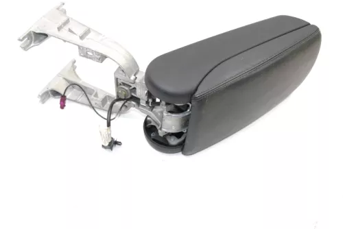 Audi A6 4F C6 Mittelarmlehne Armlehne original schwarz Leder S-line black