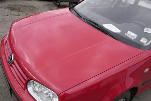 VW Golf 4 Motorhaube Haube Klappe vorne rot LY3D (151273)