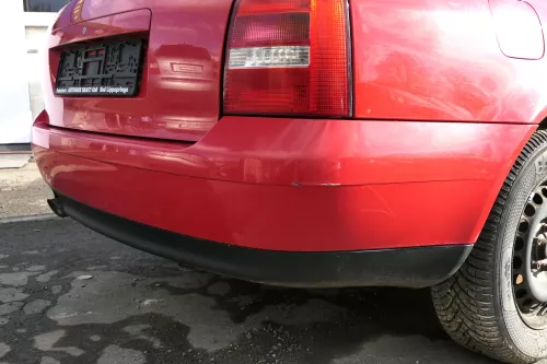 Audi A4 B5 Kombi Variant Stoßstange hinten Heckstoßstange rot LY3H Facelift (151363)