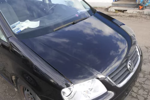 VW Touran 1T Caddy 2K Motorhaube Klappe Frontklappe schwarz LC9Z metallic vvv (151469)