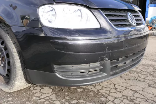 VW Touran 1T Stoßstange vorne Frontstoßstange Stoßfänger schwarz LC9Z SWR blackm (151470)