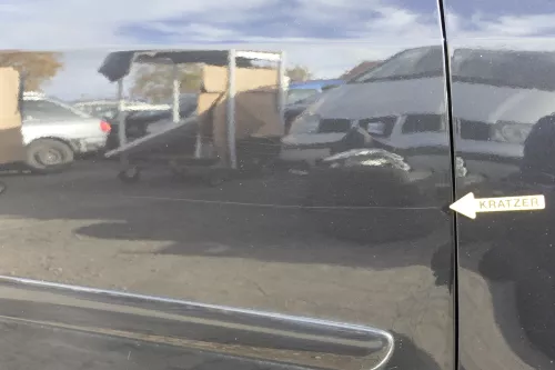 VW Touran 1T 1T3 Tür vorne rechts Beifahrertür schwarz LC9Z bl - ohne Anbauteile (151471)