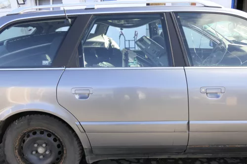 Audi A6 4A C4 Tür Türblatt hinten rechts grau LY7L Kombi Avant - ohne Anbauteile