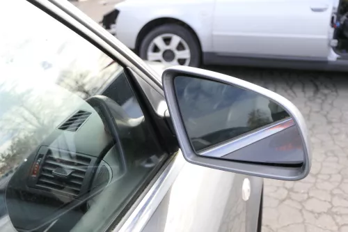 Audi A4 B6 B7 8E Spiegel Außenspiegel rechts elektrisch verstellbar grau LY7Q at