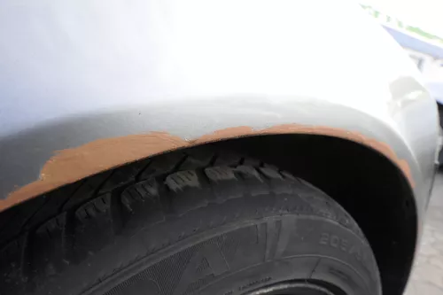 Audi A4 8E B6 Kotflügel vorne rechts grau LY7Q atlasgrau (151533)