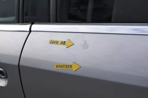 Audi A4 B6 8E nur Türblatt Tür hinten links grau LY7Q atlasgrau Kombi+Limo (151534)