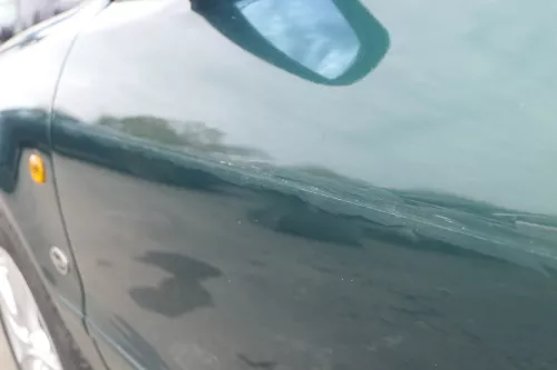 Audi A4 B5 Tür nur Türblatt vorne links Fahrertür grün LZ6L Kombi od Limo (151567)