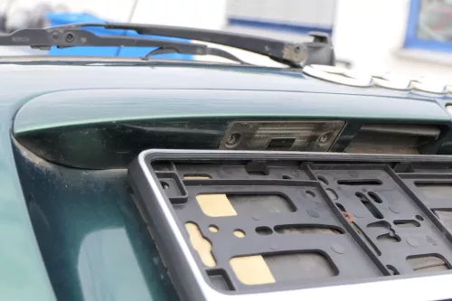 Audi A3 8L A4 Avant Griff Heckklappe Heckklappengriff grün LZ6L bis ca Bj.1999 (151574)