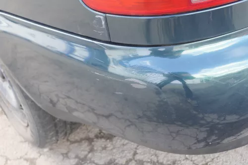 Audi A4 B5 Limousine Stoßstange hinten Heckstoßstange grün LZ6U biscaBj99 (151621)