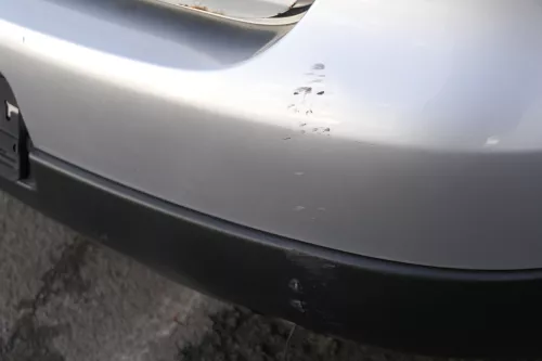 VW Golf 5 1K Limousine Stoßstange hinten Heckstoßstange silber grau LA7W silbe (151633)