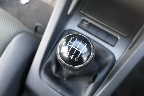 VW Golf 5 Schaltknauf Schaltsack Schaltung Schaltknüppel 6-Gang Leder Kunstleder