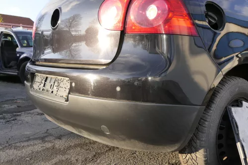 VW Golf 5 1K Limousine Stoßstange hinten Heckstoßstange schwarz LC9Z PDC blackme (151641)