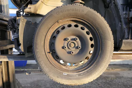 4x Skoda Octavia 1Z 195/65 R15 91T Winterreifen M+S Felgen Reifen M&S ca. 5mm (151648)