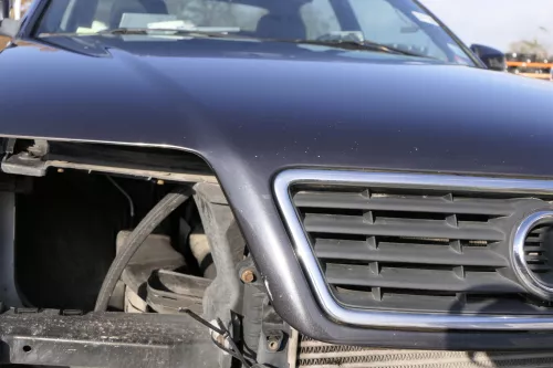 Audi A6 4B Motorhaube Klappe vorne (passend bis ca. Anfang 2002) grau LZ4V (151656)