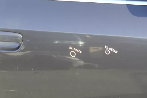 Audi A6 4B C5 Tür Türblatt vorne rechts Beifahrertür grau LZ4V (151658)