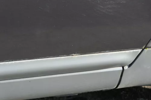 Audi A6 4B C5 Tür Türblatt hinten links grau LZ4V (151661)