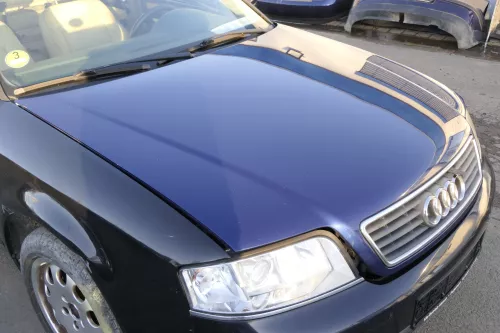 Audi A6 4B Motorhaube Klappe vorn (bis ca. Anfang 2002) blau LZ5K (151769)