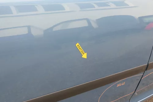 VW Golf 5 V 1K Tür Türrahmen hinten rechts 4/5-Türer LA5S riverblue blau (151804)