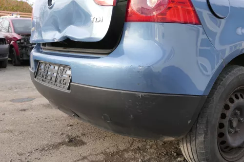 VW Golf 5 1K Limousine Stoßstange hinten Heckstoßstange blau LA5S riverblue (151809)