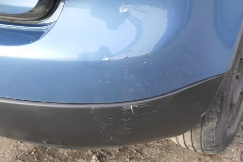 VW Golf 5 1K Limousine Stoßstange hinten Heckstoßstange blau LA5S riverblue (151809)