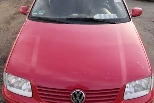 VW Polo 6N2 Motorhaube Haube vorne Klappe rot LP3G