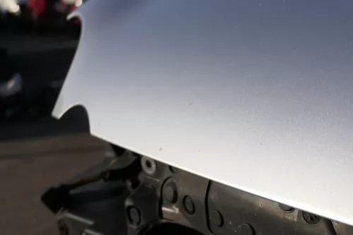 VW Polo 9N Motorhaube Klappe vorne silber grau LA7W reflexsilber bisca.Bj.2004 Ä (151890)