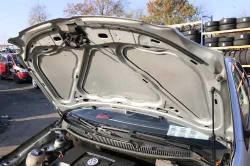 VW Polo 9N Motorhaube Klappe vorne silber grau LA7W reflexsilber bisca.Bj.2004 Ä (151890)