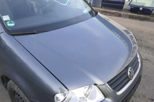 VW Touran 1T Caddy 2K Motorhaube Klappe Frontklappe grau LD7X platinumgrey 902 (151902)