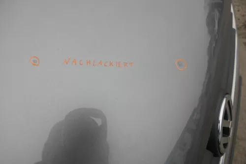 VW Touran 1T Caddy 2K Motorhaube Klappe Frontklappe grau LD7X platinumgrey 946 (151946)