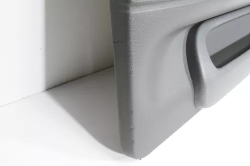 VW Polo 6N Türverkleidung Verkleidung Tür vorne links 2/3-Türer grau hell (152006)