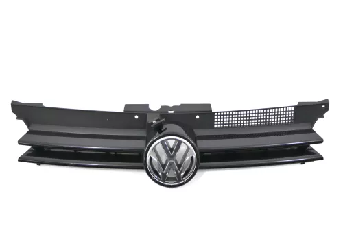 VW Golf 4 Grill Kühlergrill VW Zeichen Logo schwarz LC9Z blackmagic (152036)