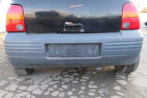 Seat Arosa 6H Stoßstange hinten schwarz grau Heckstoßstange unlackiert matt