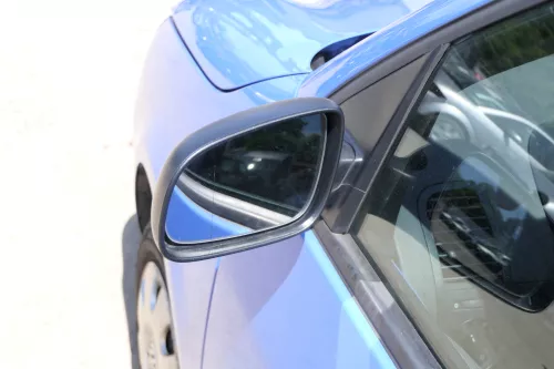 VW Lupo Arosa manueller Spiegel Außenspiegel links manuell schwarz matt (152276)